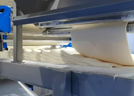 Pastry dough laminating line - Video