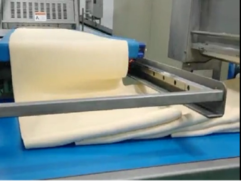 Folding dough